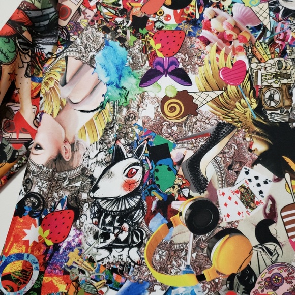 FIGA popart Collection multicolor bodycon dress 10 - Picture 3 of 8